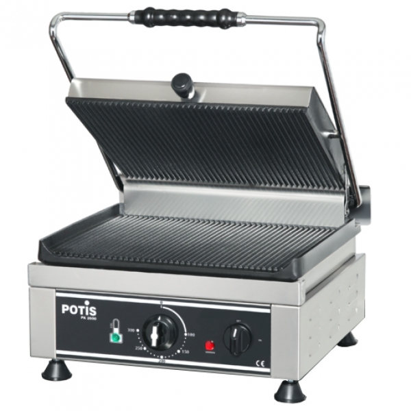 kontaktgrill_geschnitten Potis kontakt grill PK2600, hornyolt felső / hornyolt alsó - Image 1